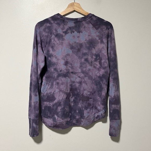 Athleta Purple Tie-Dye Long Sleeve Sweatshirt – Size Small - Picture 9 of 14